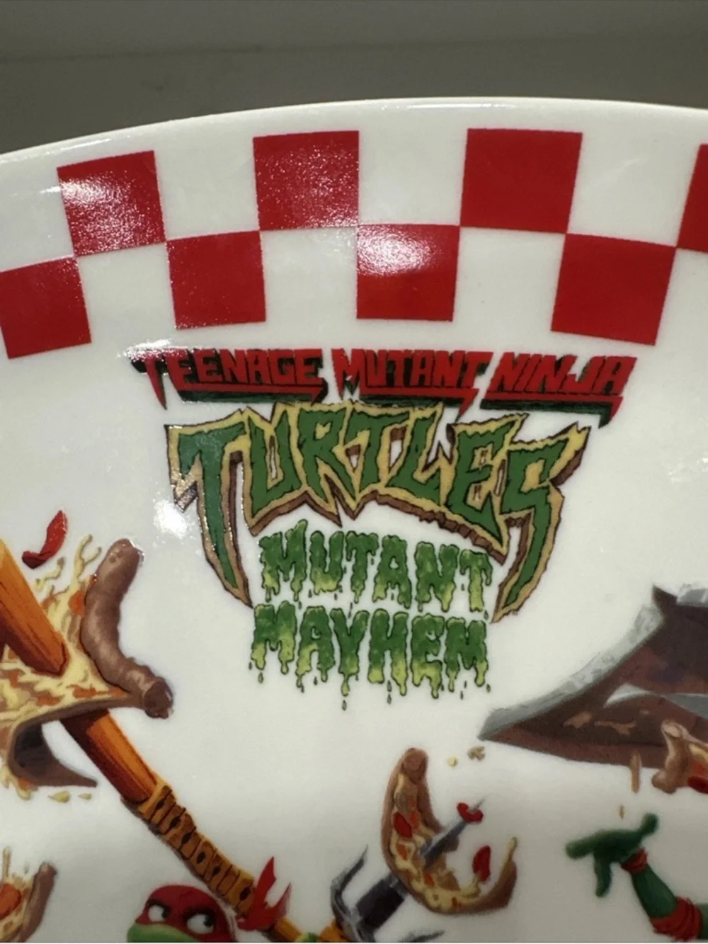 Nickelodeon~TEENAGE MUTANT NINJA TURTLES~Pizza Slice Shaped Plate 2023